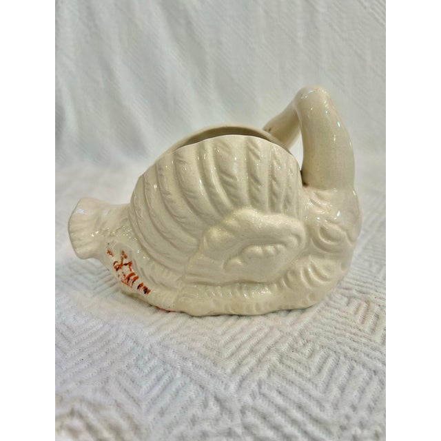 Mid 20th Century Mid 20th Century Petite Porcelain Swan Vase or Planter For Sale - Image 5 of 10
