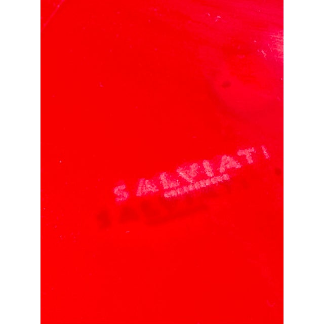 Late 20th Century Late 20th Century Large Salviati Murano Glass Vase For Sale - Image 5 of 5