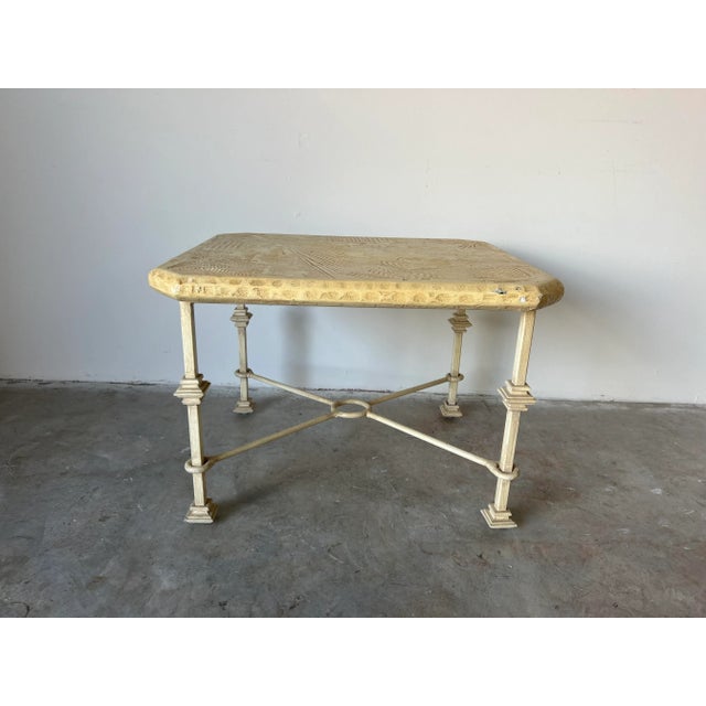 J Berdou Art Handmade Postmodern - Style Side Table For Sale - Image 10 of 13