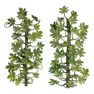 Forest Green Wall Lights, Set of 2 For Sale