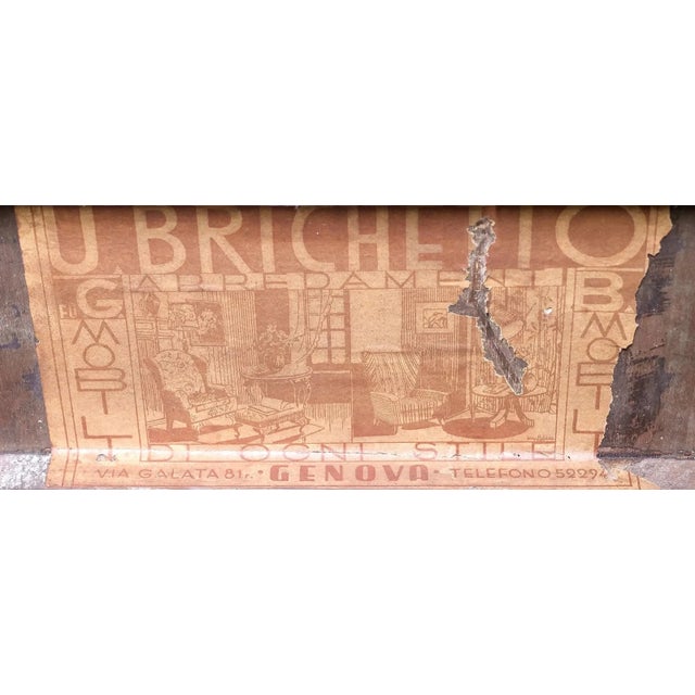 Antique Italian Renaissance Revival, Walnut, U. Brichetto Genoa, Dining Table! For Sale - Image 4 of 7