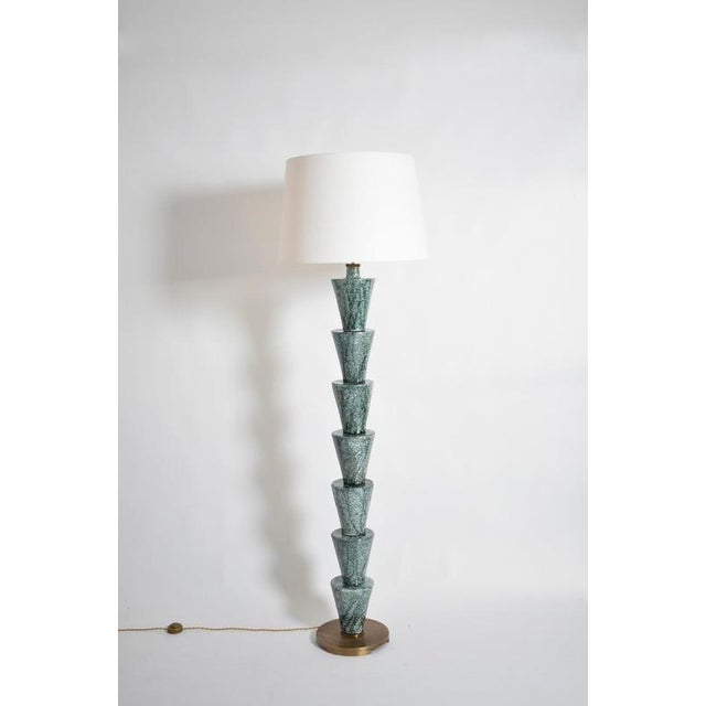 Nizwa Green Crackled Floor Lamp by Barracuda Interiors For Sale - Image 6 of 6