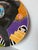 1980s 1980s Lois Barton Hand-Painted Figurative Modernist Art Ceramic Decorative Plate For Sale - Image 5 of 12