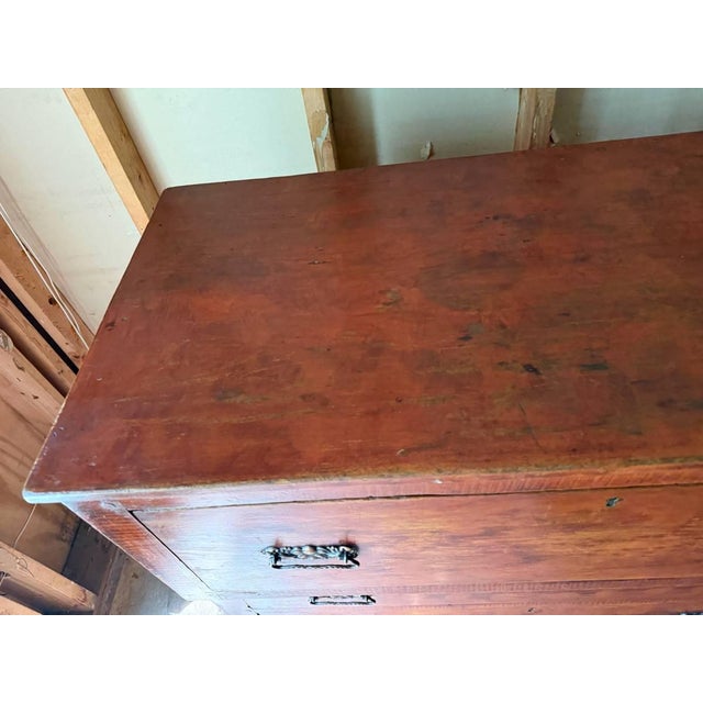 Antique Federal Style Burled Wood Tiger Maple Chest of Drawers For Sale - Image 13 of 18