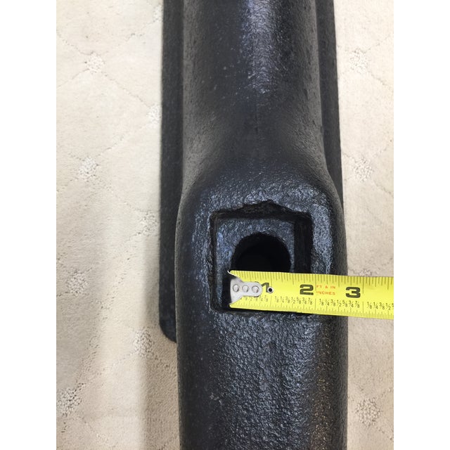 Large Metal Solid Ship Docking Cleat Nautical Antique Garden Item For Sale - Image 13 of 17