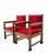 Art Deco Lounge Chairs in Oak and Velvet by Architect Schubad, 1920s, Set of 2 For Sale - Image 11 of 16