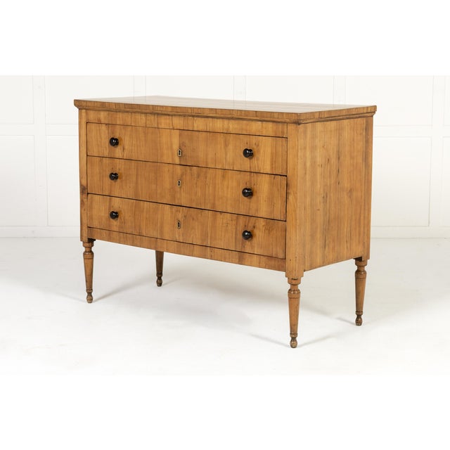 Early 19th Century Italian Cherrywood Chests of Drawers, Set of 2 For Sale - Image 3 of 9