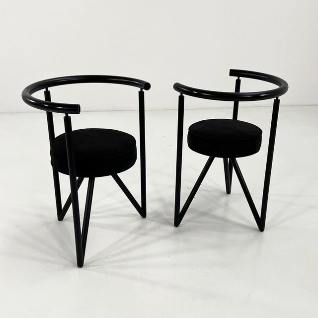 Miss Dorn Side Chair attributed to Philippe Starck for Disform, 1980s, in Good conditions. Designed 1980 to 1989 This...