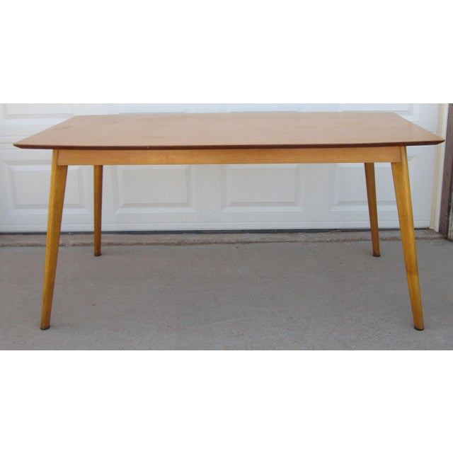 Brown Mid Century Modern Wooden Dining Table by Henry Roberts Brisbane, Australia For Sale - Image 8 of 18