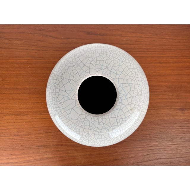 Gray Mid-Century Modern West German Pottery WGP Vase from Silberdistel Keramik, 1960s For Sale - Image 8 of 11