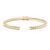 Modern David Yurman Diamond X Criss Cross Bracelet, 18k Yellow Gold, Length 6.38 Inches For Sale - Image 3 of 8
