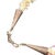 Shell 1970s Coastal Undyed Branch Angel Skin Coral Large Graduated Necklace Pale Pink For Sale - Image 7 of 7
