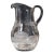 Mid 20th Century Kenyan-African by Queen Lace Large Rino Crystal Pitcher 62 Oz Safari Lover For Sale
