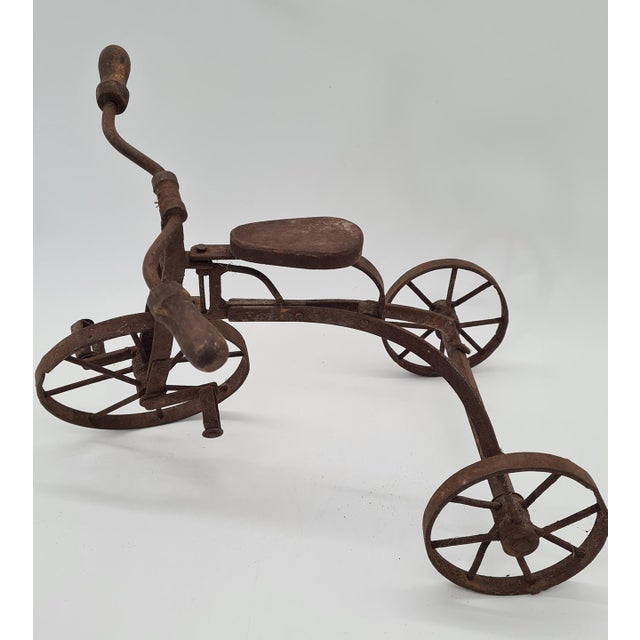1970s Vintage Miniature Metal Tricycles, 1970s, Set of 2 For Sale - Image 5 of 12