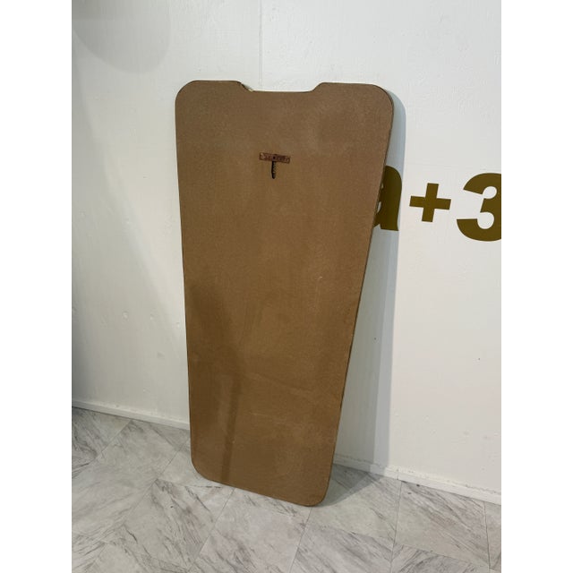 Italian Mid-Century Brass Framed Wall Mirrors, 1950s For Sale In Los Angeles - Image 6 of 7