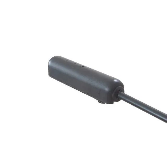 1980s Ron Rezek Black Postmodern 38" Floor Lamps - Set of 3 For Sale - Image 10 of 12