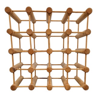 Vintage Wine Rack attributed to Richard Nissen for Langaa, Denmark, 1960s For Sale