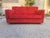 Azucena Fasce Cromate Sofa in Red Fabric by Luigi Caccia Dominioni for Azucena, 1960s For Sale - Image 4 of 18