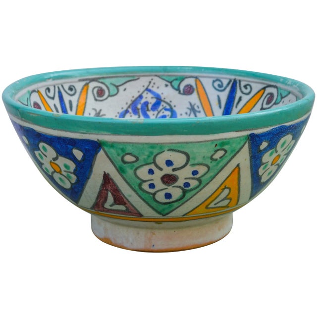 Mid 20th Century Moorish-Patterned Ceramic Bowl For Sale - Image 11 of 11