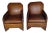 Set of Art Deco Club Chairs, 1940s For Sale