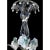 Traditional Luxury Romantic Venetian Floral Murano Glass Chandelier in White & Clear For Sale - Image 3 of 7