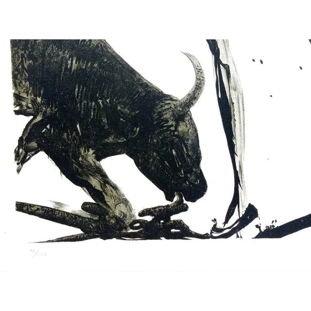 Salvador Dali, Matador and Bull, 1969, Lithograph For Sale - Image 3 of 4