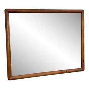 Mid 20th Century Franklin Shockey Sculptured Pine Wall Mirror