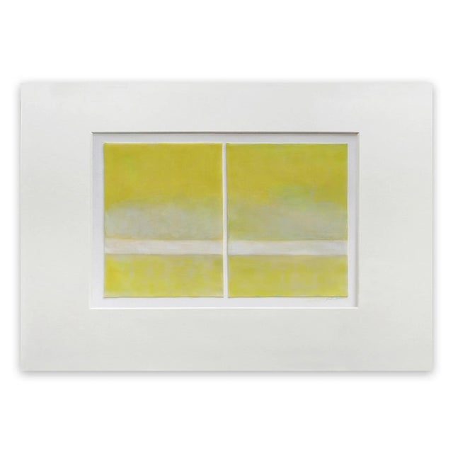 2010s Janise Yntema "Celedon Mist", Painting For Sale - Image 5 of 5