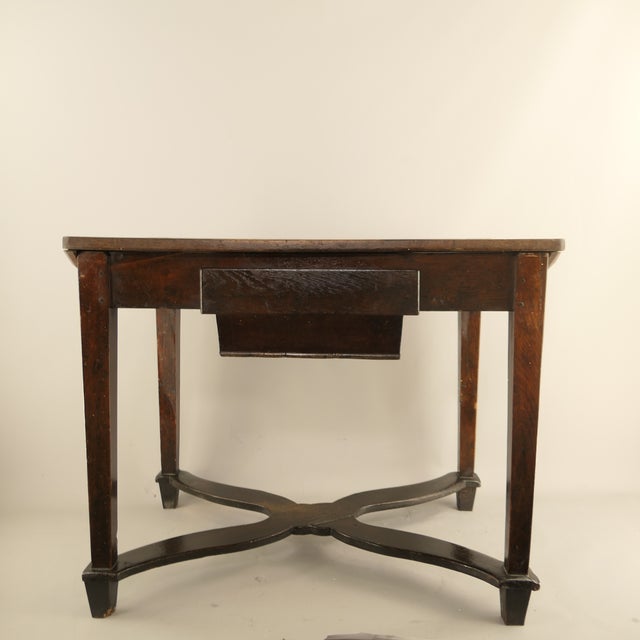 19th Century South Tyrolean Alpine Style Joggeltisch Table with Oak Top For Sale - Image 16 of 16