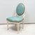 French Set of 8 Louis Xvi- Style Painted Dining Chairs For Sale - Image 3 of 12