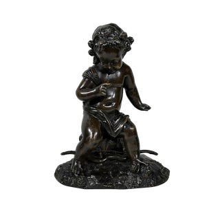 Bronze Sculpture Depicting Cupid For Sale