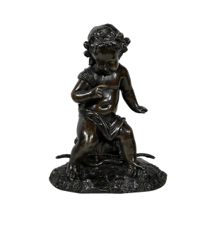 Bronze Sculpture Depicting Cupid