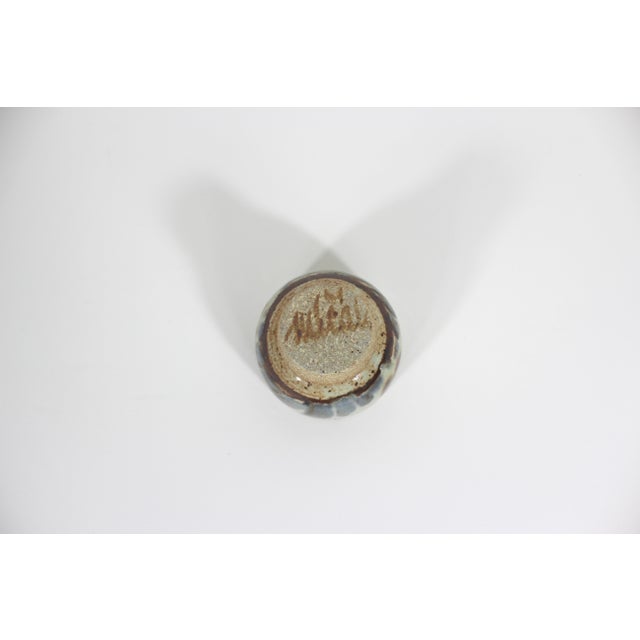 Beige Small Vintage Studio Pottery Bowl For Sale - Image 8 of 8