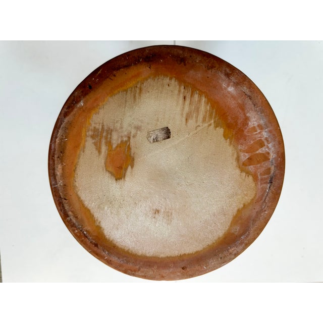 Sculptural Ochre Brown Ceramic Floor Vase from Carstens Tönnieshof, Germany, 1970s For Sale - Image 14 of 17