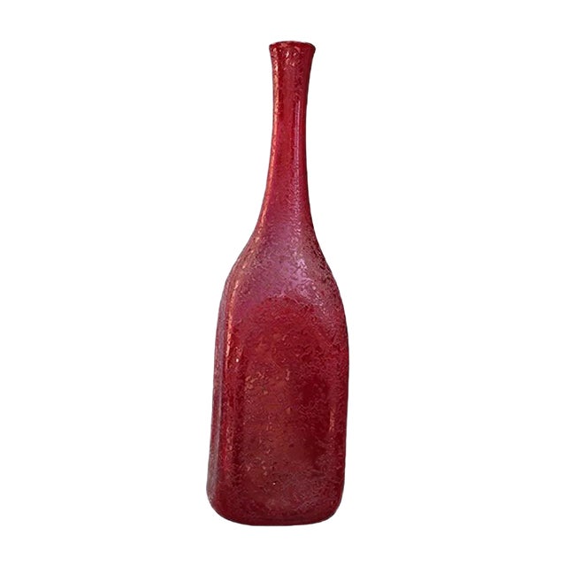 Murano Glass Bottle from Seguso, 1960s For Sale
