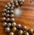 Triple Strand Bronze Pearl Choker Necklace With 14k Clasp For Sale In San Francisco - Image 6 of 6