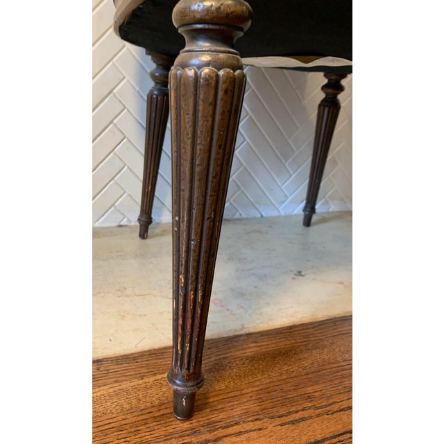 Wood Vintage Cane Back Tub Chair For Sale - Image 7 of 13