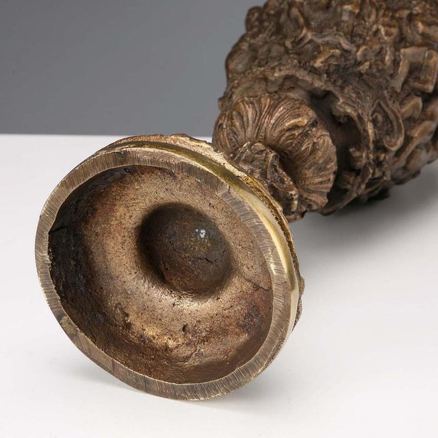 Bas-Relief Carved Bronze Jug For Sale - Image 10 of 11