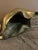 Metal Large Vintage Brass Cat Figurine For Sale - Image 7 of 10