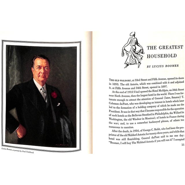 "The Unofficial Palace of New York a Tribute to the Waldorf-Astoria" 1939 Crowninshield, Frank [Edited By] For Sale - Image 11 of 18