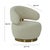 Austin Faux Shearling Chair For Sale In Los Angeles - Image 6 of 8