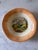 Pair of vintage Italian ceramic pasta or large salad bowls featuring a hand painted farm and autumn tree landscape with a...