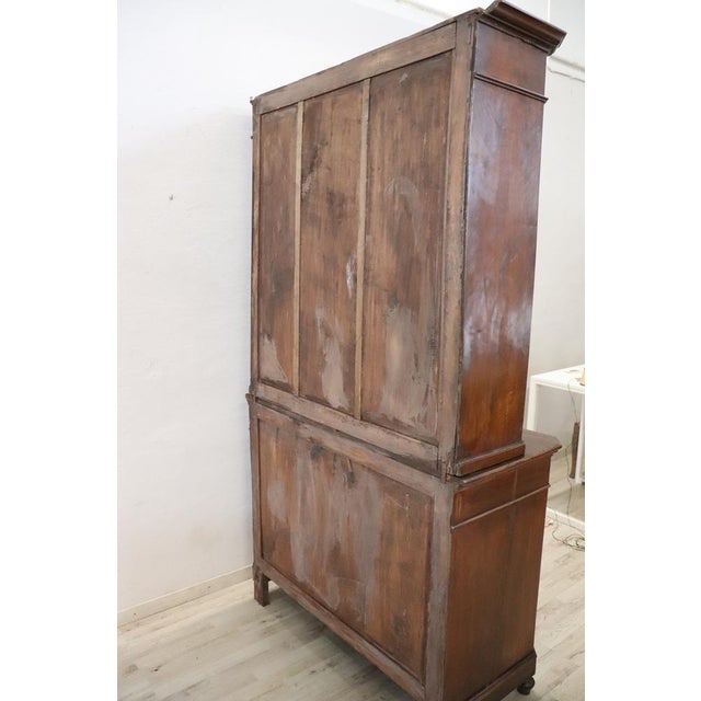 Antique Mid 19th Century Sideboard in Walnut Veneer For Sale - Image 9 of 17
