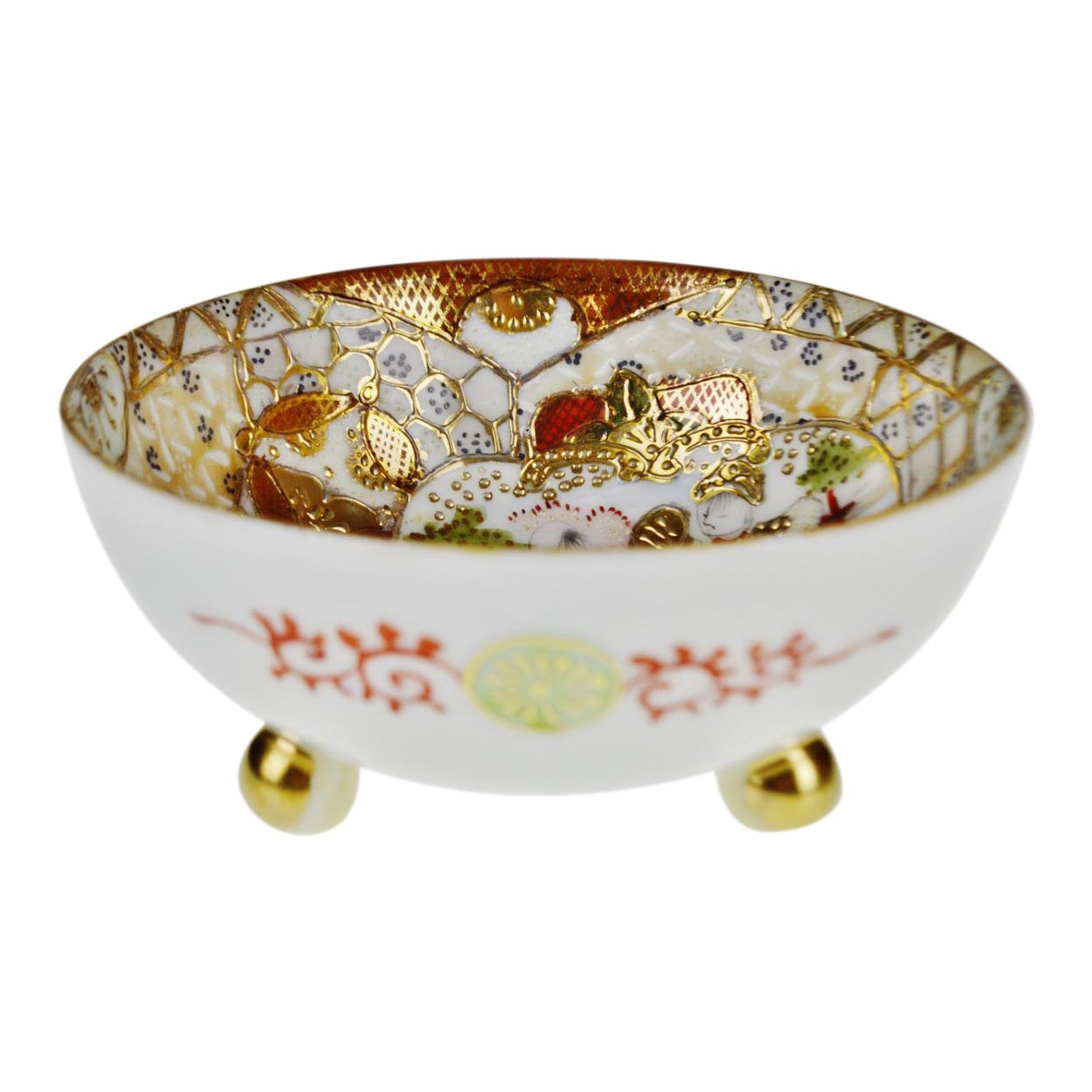 Vintage Royal Satsuma Nippon Footed Bowl Chairish