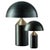 Atollo Medium and Small Bronze Table Lamps by Vico Magistretti for Oluce, Set of 2 For Sale - Image 6 of 6