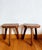 Brutalist Vintage Brutalist Stools, 1950s, Set of 2 For Sale - Image 3 of 10