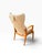Danish Modern High Wingback Recliner Attributed to Farstrup | Cream Bouclé With Headrest Pillow | Teak Frame For Sale - Image 10 of 15