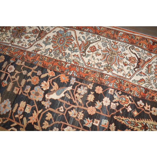 Early 20th Century Persian Bakhtiari Oversize Snake Rug - 13'7" x 22' For Sale - Image 4 of 18