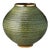 AERIN Calinda Moon Vase in Forest Green For Sale