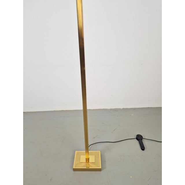 Vintage Regency Floor Lamp in Brass from Deknudt, Belgium, 1970s For Sale - Image 11 of 14